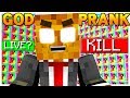 LITERALLY THE FUNNIEST MINECRAFT GOD PRANK EVER! - TROLLING ON MINECRAFT LUCKY BLOCK WALLS