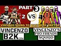 2 VS 4 || Part- 3 || B2K lite & VINCENZO vs VINCENZO'S PRO FRIENDS SQUAD Clash One Tap Headshot room