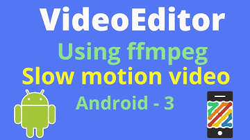 How to make videoeditor android app using ffmpeg| part-3