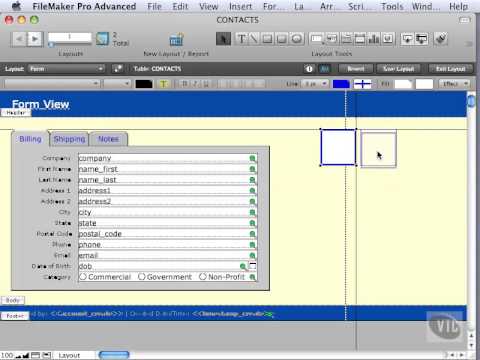 FileMaker Tutorial - 075 - View Menu