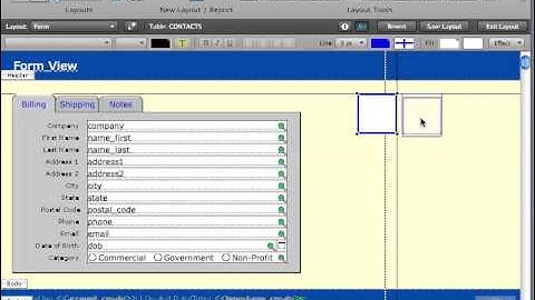 FileMaker Tutorial - 075 - View Menu