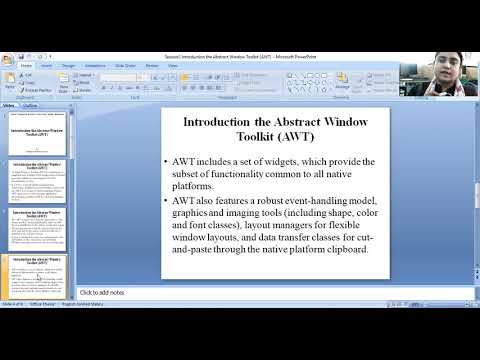 Abstract Window Toolkit (AWT)