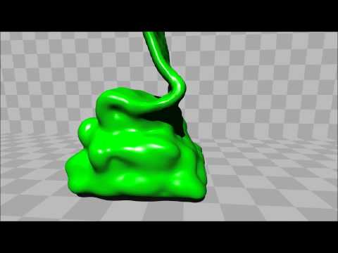 Viscous fluid simulation using position-based constraints: coiling, buckling, and rotating