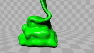 Viscous fluid simulation using position-based constraints: coiling, buckling, and rotating