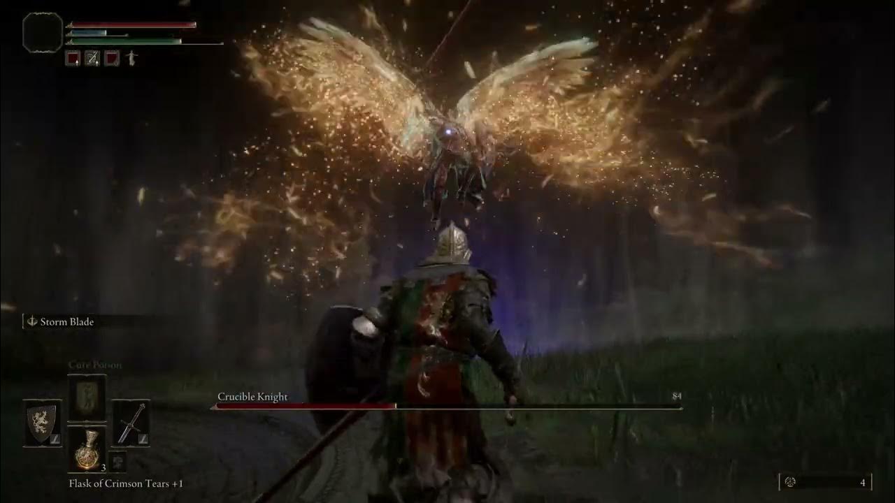 ELDEN RING Crucible Knight (Stormhill Evergoal Boss) YouTube