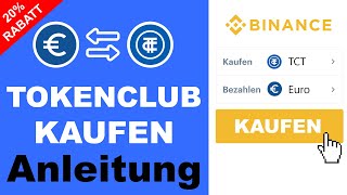 TokenClub (TCT) kaufen ANLEITUNG ✅ Schritt-für-Schritt (0,08% Gebühren)