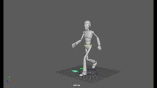 Maya ‘Norman’ Walk Cycle Test