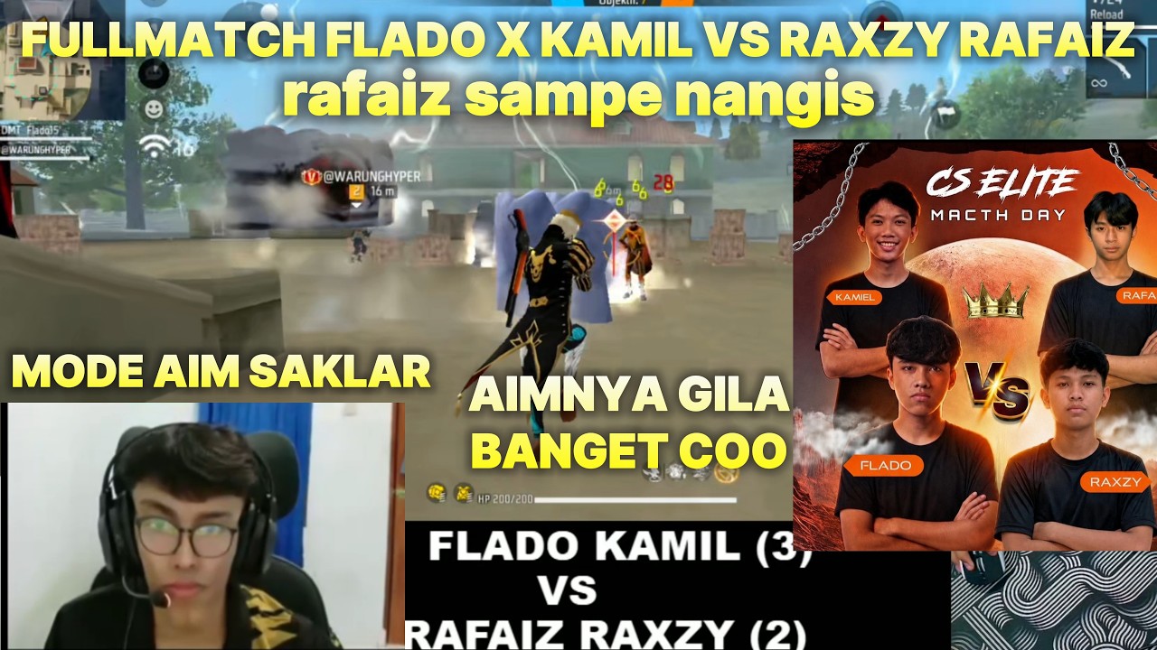 FULLMATCH DAN FULL GAMEPLAY FLADO DAN KAMIEL MODE KOMPE😨RAFAIZ AWAL2 TENGIL?LANGSUNG DIKASIH PAHAM‼️