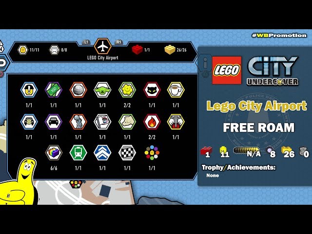 lineal Af storm sofa Lego City Undercover: Lego City Airport FREE ROAM (All Collectibles) - HTG  - YouTube