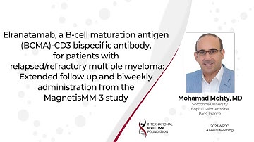 Elranatamab: Extended Follow-up & Biweekly Admin for RRMM | MagnetisMM-3 Study | ASCO 2023