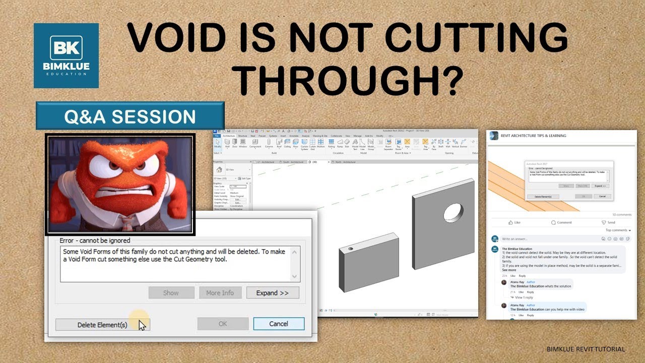 REVIT - MODELING - CUTTING A VOID ERROR?