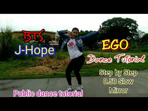 [DANCE TUTORIAL] BTS J-HOPE (정호석) - Outro *EGO* Dance tutorial Step by Step + Mirror + 0.50 Slow