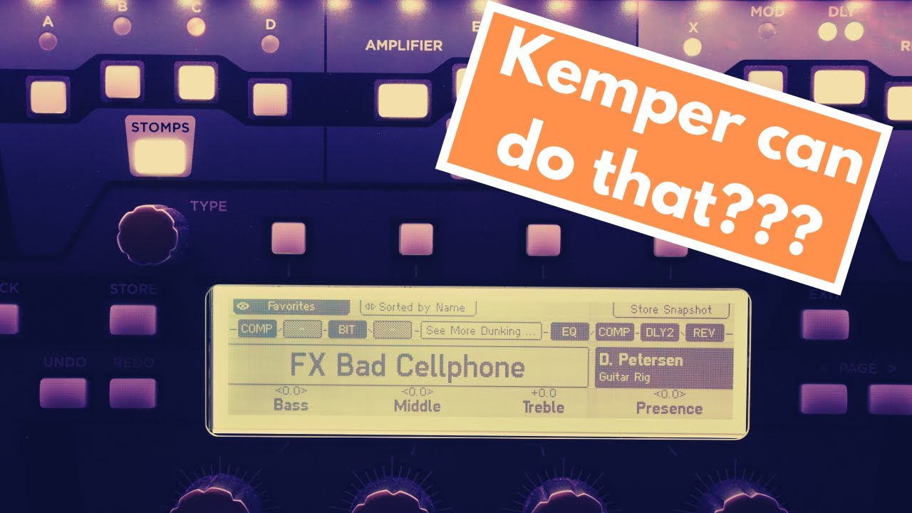 5 Obscure Kemper Profiles