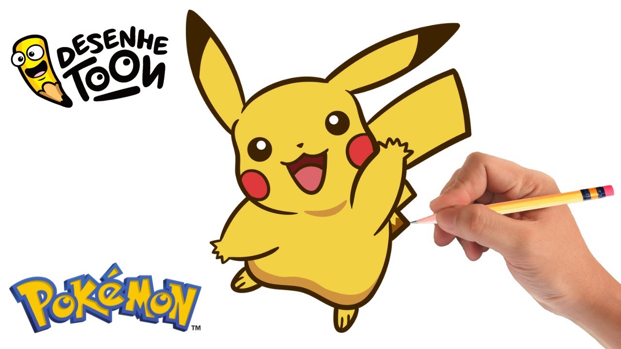 🎬 LIVE: Como Desenhar o Pikachu! How to draw Pikachu! 