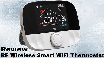 RF Wireless Smart WiFi Thermostat – Tuya-Compatible Temperature Controller