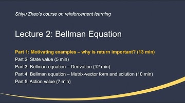 L2: Bellman Equation (P1-Motivating examples)—Mathematical Foundations of RL