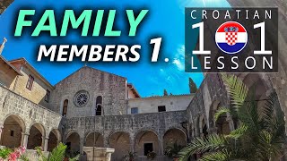 020 📚 Family Members 1 🇭🇷 Croatian Language 101 - Learn Croatian