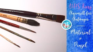 [VHS-ONLINE-KURS] Aquarell für Anfänger - Pinsel