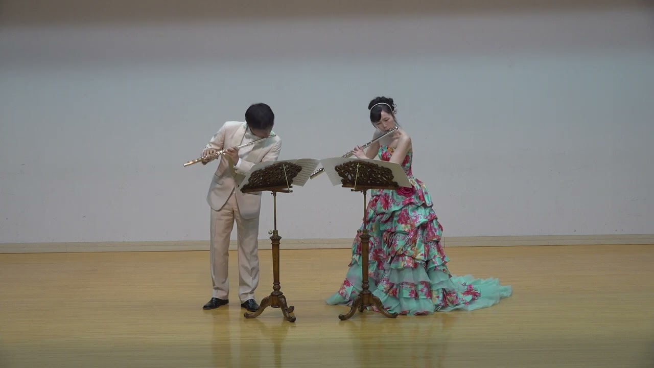 W.A.Mozart  Flute Duo KV.423　3rd mov. Allegro 　モーツアルト　フルート二重奏　KV.423　3楽章　アレグロ