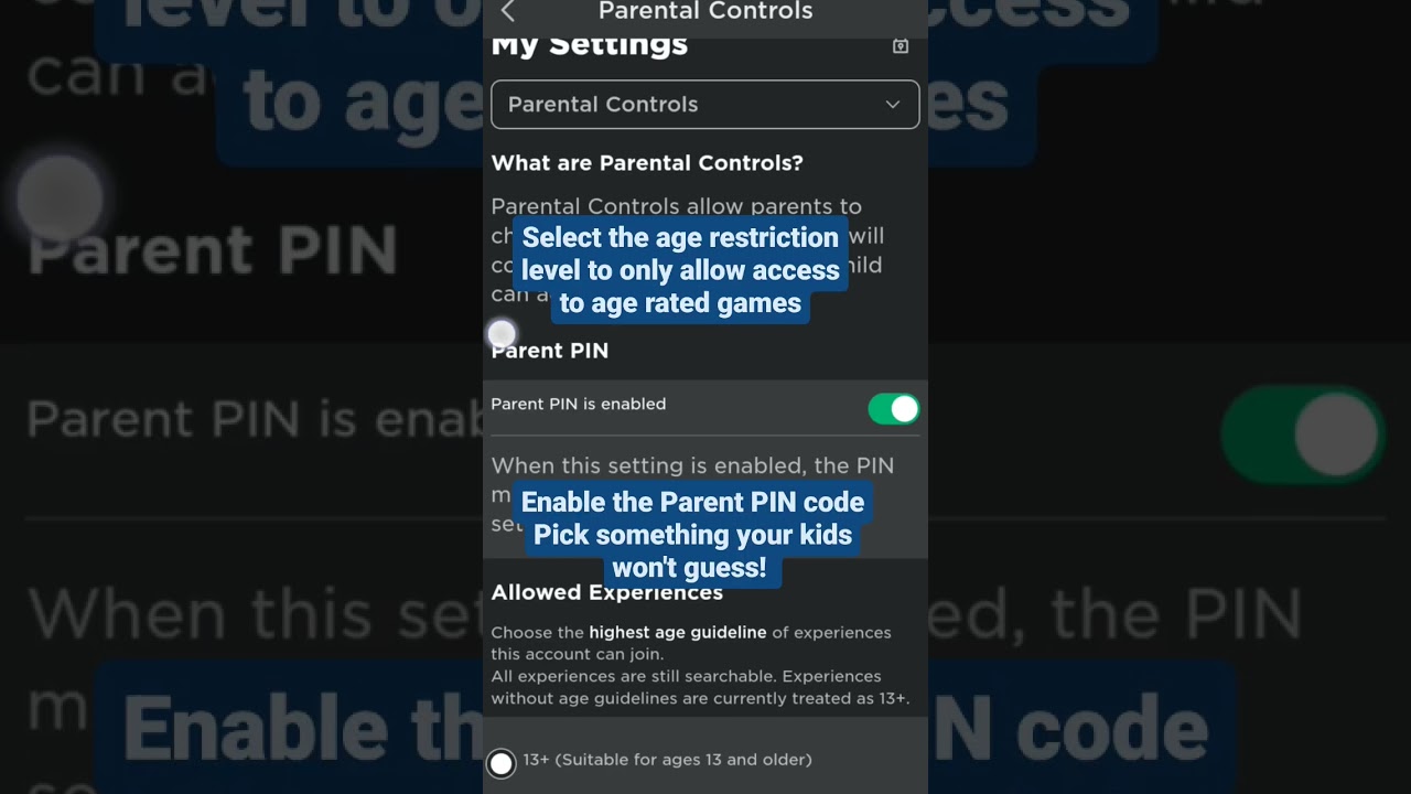 How To Set Up Roblox Parental Controls