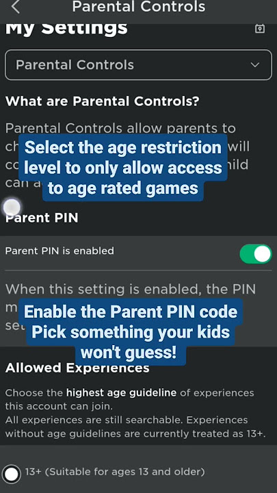 How to Set Roblox Parental Controls