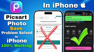 Picsart Photo Save Problem Solved In iPhone / Picsart App se iPhone me Photo Save Kaise Kare screenshot 5