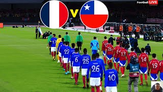 FRANCE vs CHILE | Friendly 2024 | Full Match All Goals | Mabbpe vs Chile | PES Gameplay PC