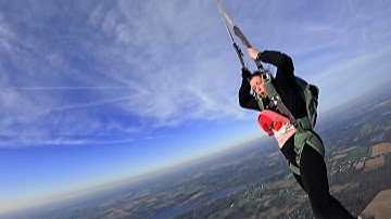 Helmet falls off | Skydiving | Full video