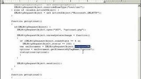 Fetching XML Data From the Server - Ajax Training - 21