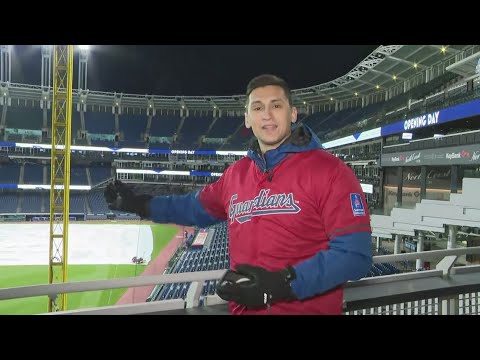Gearing up for the Cleveland Guardians home opener vs. Chicago White Sox at Progressive Field