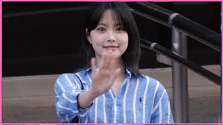 240517 #뮤직뱅크 #MUSICBANK #LESSERFIM #HONGEUNCHAE #르세라핌 #홍은채 은행장 퇴근길 FANCAM