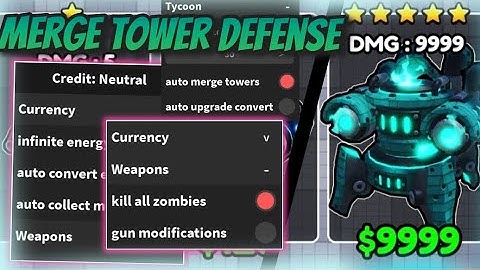 [OP🤖]Merge Tower Defense Script -Infinite Energy, Kill Aura . Mobil/Pc _icekiroblox