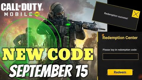 *SEPTEMBER 15* NEW REDEEM CODE CALL OF DUTY MOBILE GARENA 2021 I COD MOBILE CODE