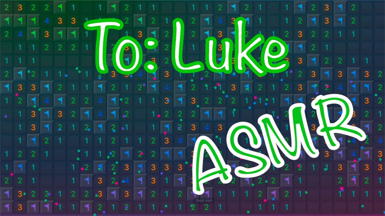 ASMR Whispered Puzzles ~ Minesweeper ~ Dedicated to Luke
