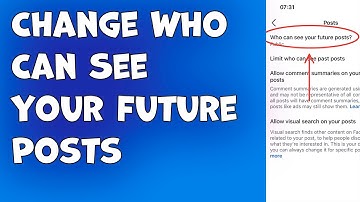 How To Change Who Can See Your Future Posts On Facebook: Step-by-Step Guide