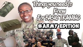 Things You Need To Know Before Going to BCT (BASIC TRAINING ) #army 