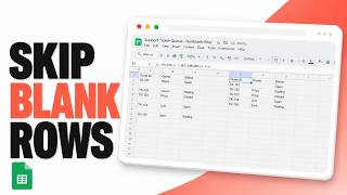 How to FILTER Nonblank Rows in Google Sheets (Hide Empty Records)