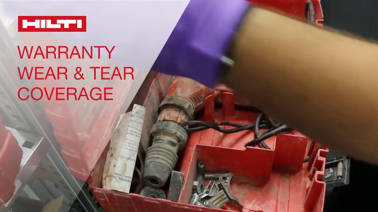 REVIEW of Hilti's wear and tear coverage under tool warranty YouTube