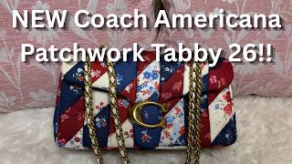 Coach Americana Patchwork Tabby 26 America 250 Birthday Collection