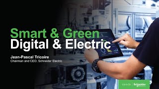 Jean-Pascale Tricoire at Hannover Messe 2021: Digital & Electric. Smart & Green | Schneider Electric