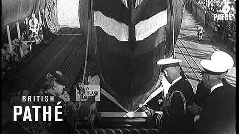 Launch Of Submarine Trigger (1941)