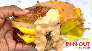 HOW TO MAKE THE VIRAL INNOUT FLYING DUTCHMAN BURGER AT HOME!