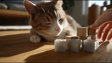 Cat Barsik 💎🌈 Beads 📿 Satisfying Reverse video 