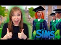 ПОЛУЧЕНИЕ ДИПЛОМА И ПЕЧАЛЬНЫЕ НОВОСТИ! [Прохождение The Sims 4. На работу] №6