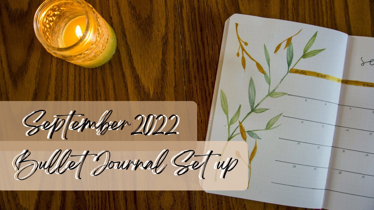 EASY September 2022 Bullet Journal Set Up | OLIVE BRANCHES