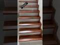 Stair Case Wooden Tiles 45 Tiles Installation Malayali Skill Work Before After
