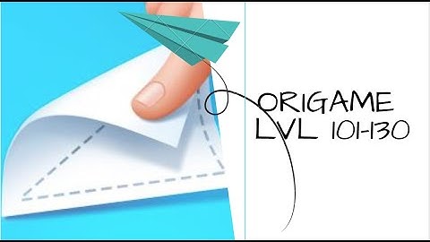 Origame Game Level 101-130