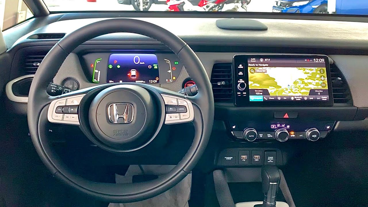 Honda Jazz Crazy Interior Tour Digital Cockpit New Infotainment Hybrid Crosstar Executive Youtube