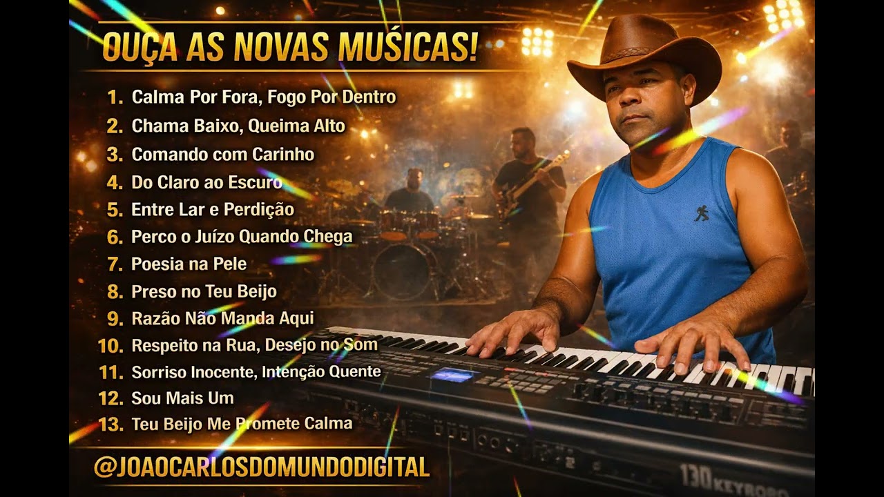 🔥 CHAMA BAIXO, QUEIMA ALTO | Forró Sertanejo  João Carlos do Mundo Digital