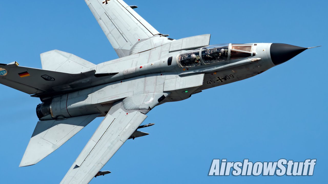 Rare! German Tornado AEROBATIC Demo!